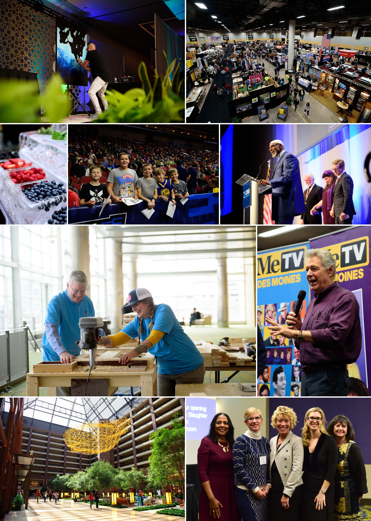 Katie McDonald Photography+commercial+head shot+ event meeting awards ceremony branding iowa event center des moines+iowa