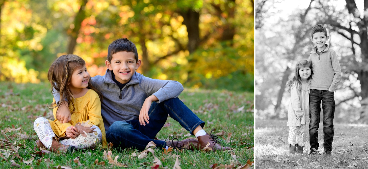 Des moines family mini session fall