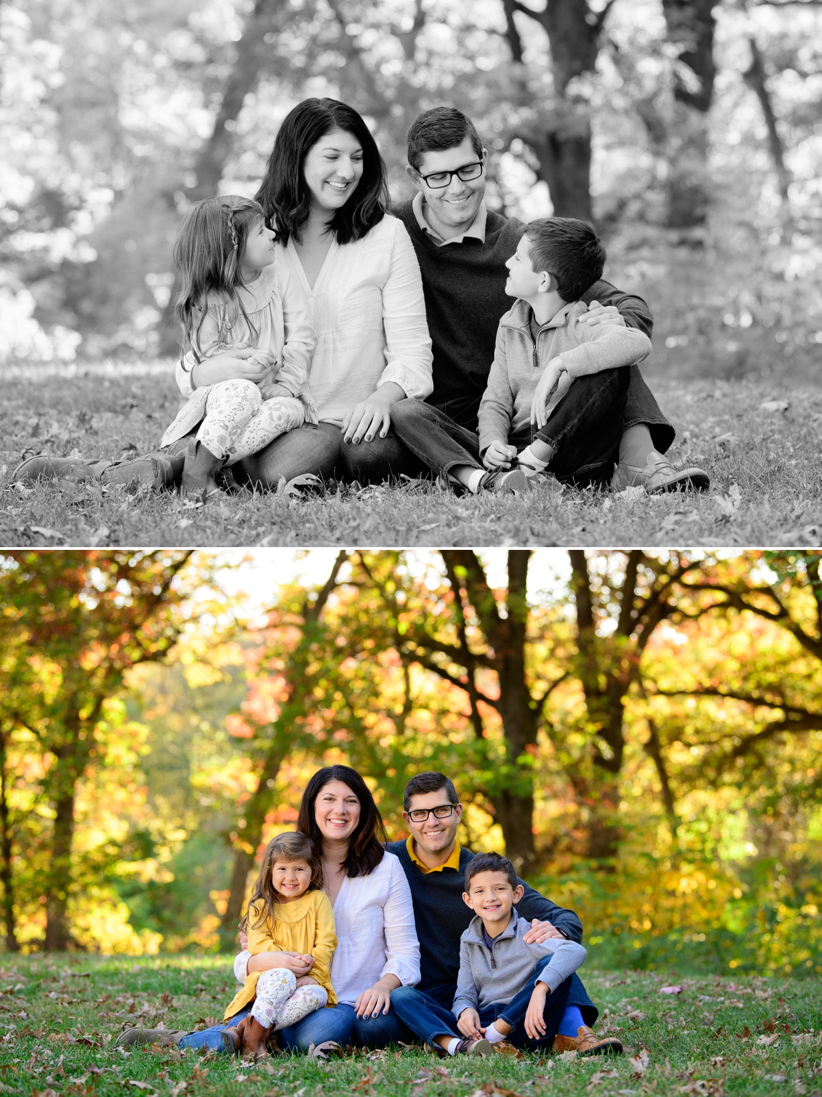 Des moines family mini session fall