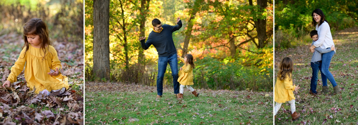 Des moines family mini session fall
